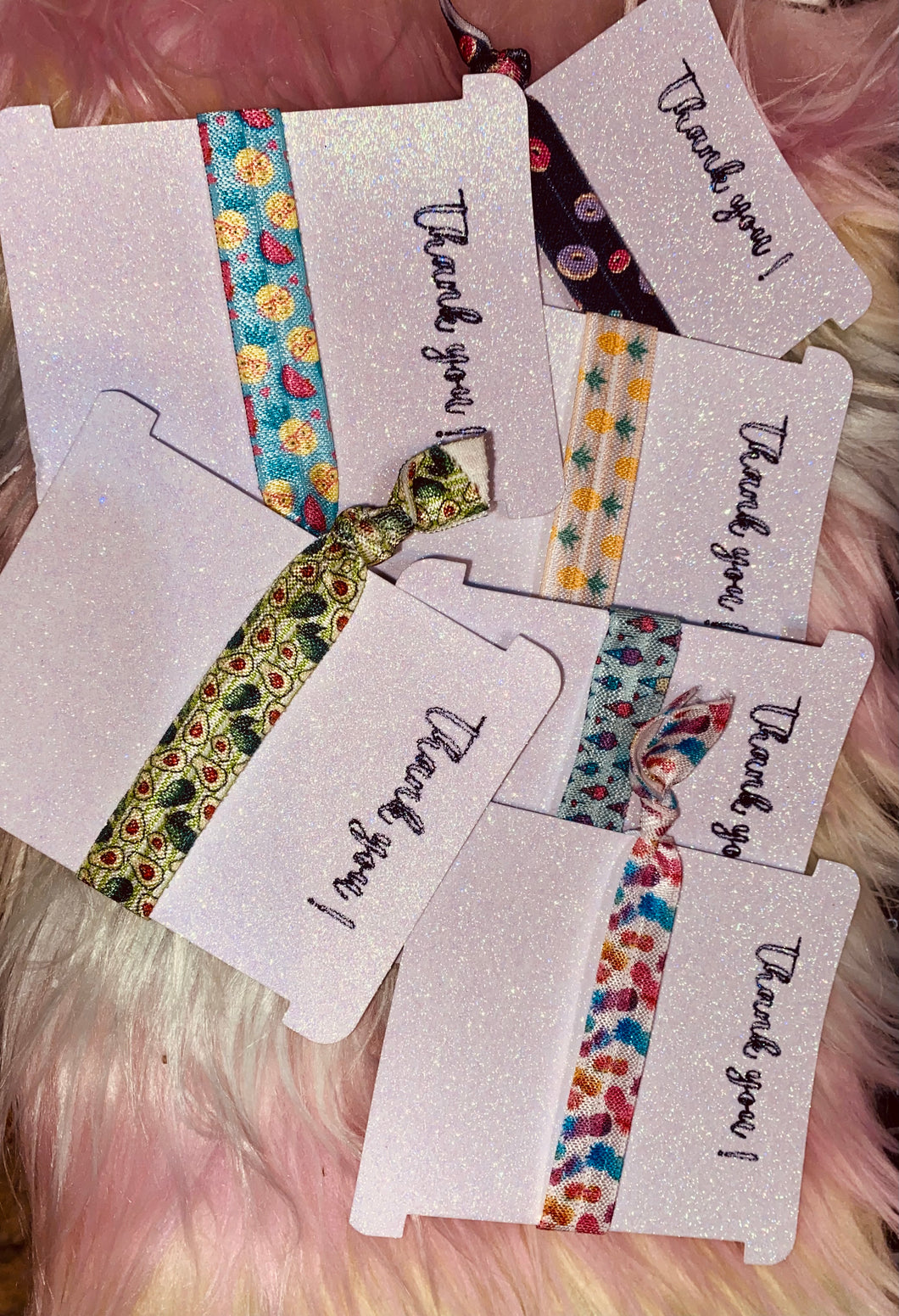 Hair ties thank you gifts